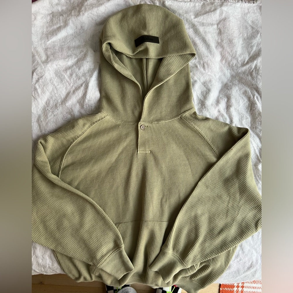 Fear of God Essentials Kids Waffle Hoodie size 6/7 Kids